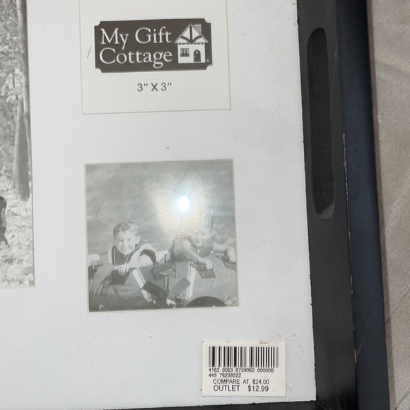 My gift cottage place setting glass frame new - Picture 2 of 2